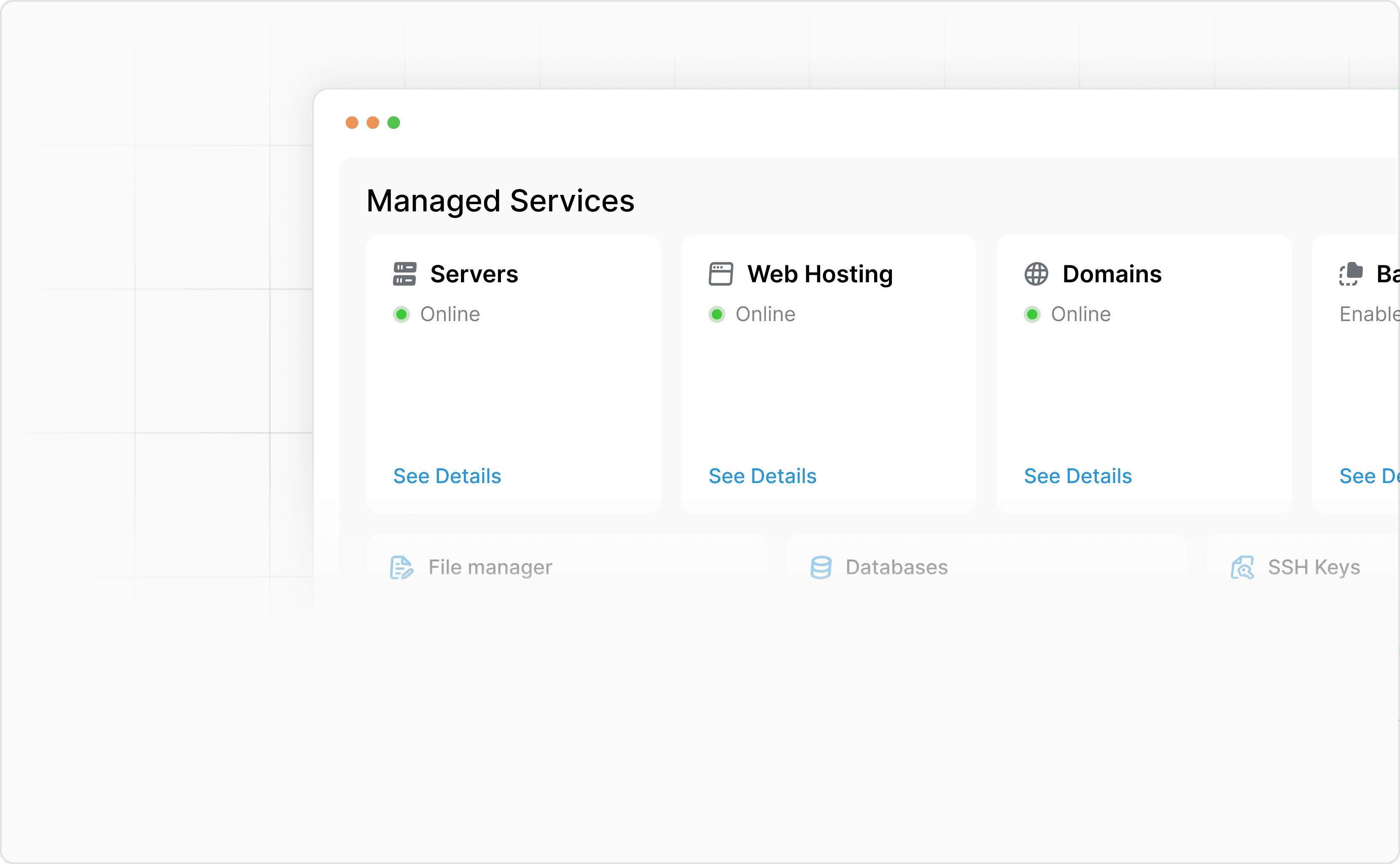 Managed Services Background