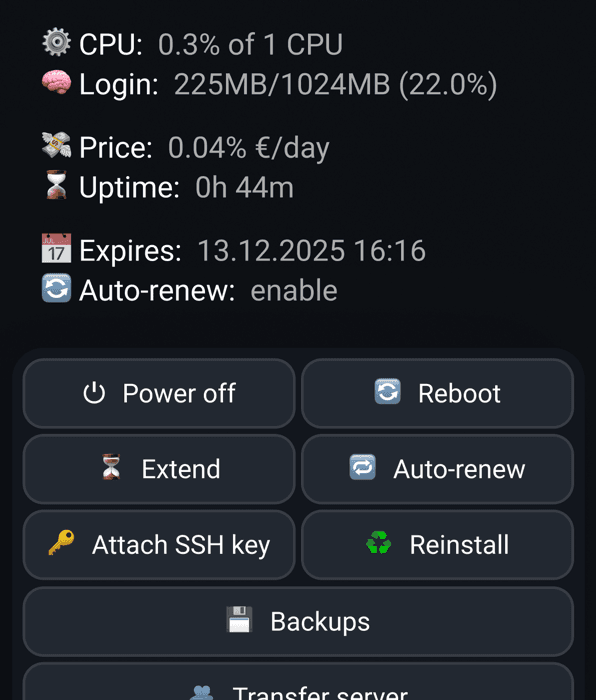 Telegram App UI Right