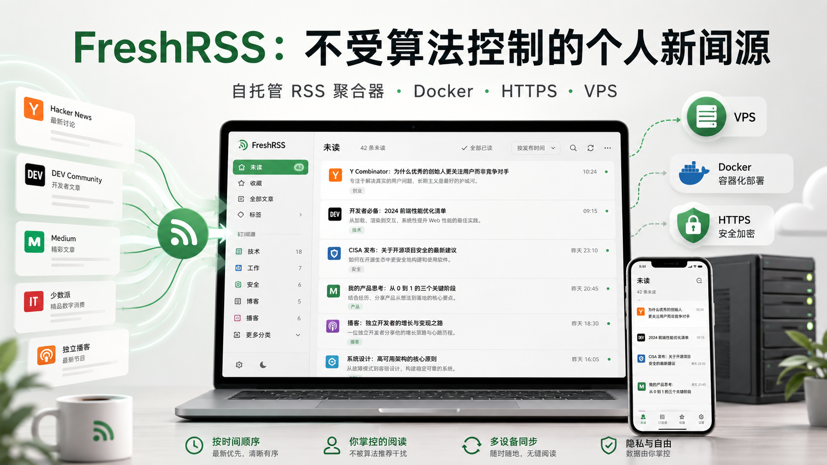 FreshRSS:它是什么,以及如何在 VPS 上安装
