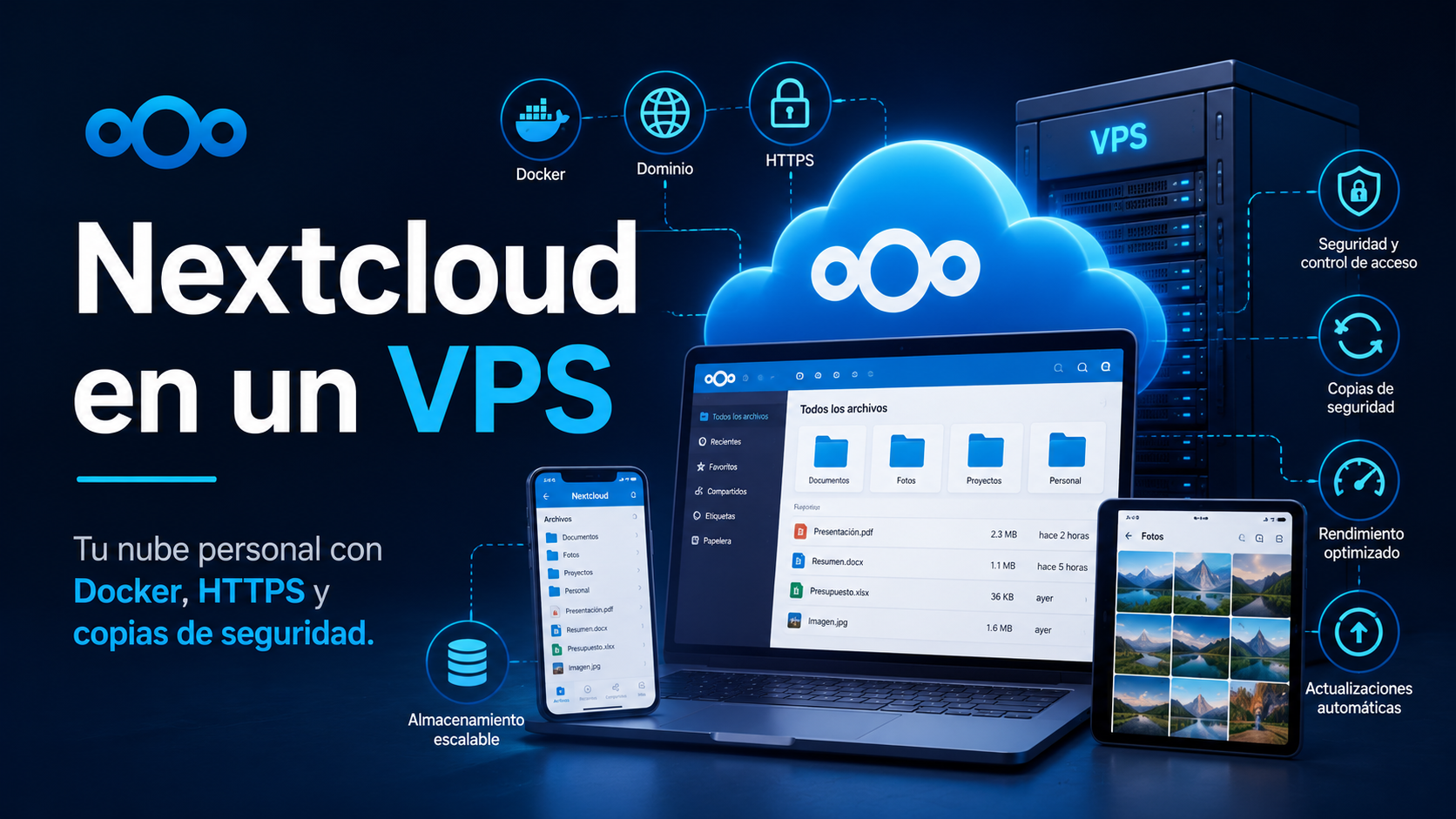 Nextcloud: qué es y cómo desplegar una nube personal en un VPS
