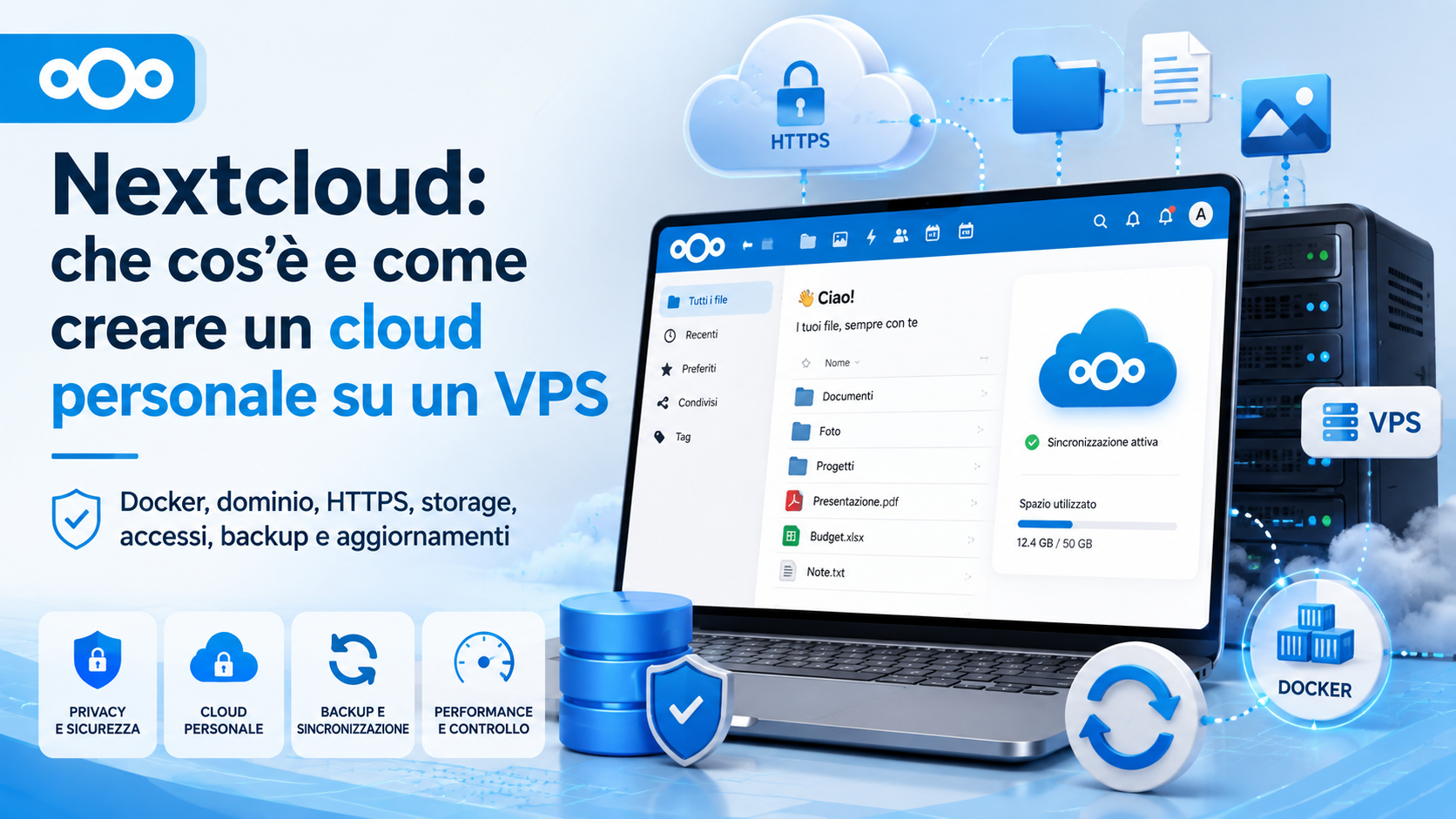Nextcloud: che cos’è e come creare un cloud personale su un VPS