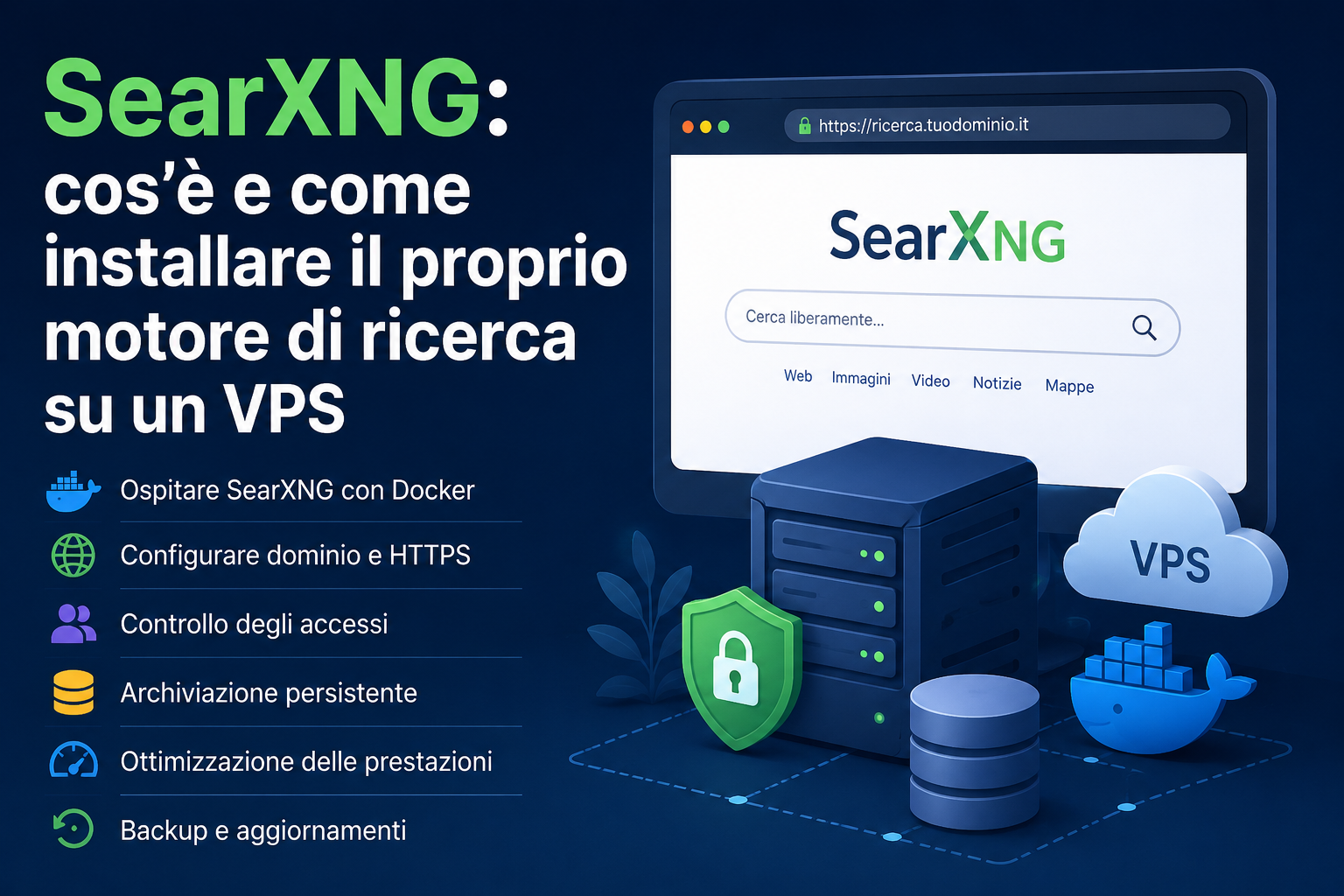 SearXNG: cos'è e come installare il proprio motore di ricerca su un VPS
