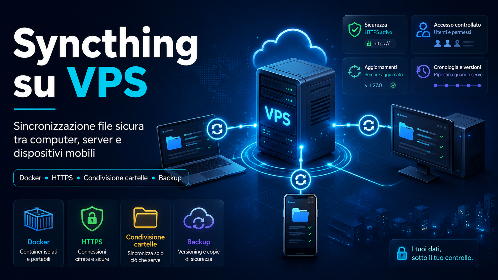 Syncthing: cos’è e come configurare la sincronizzazione dei file su un VPS