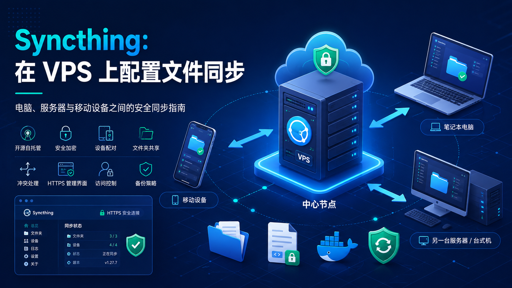Syncthing:它是什么,以及如何在 VPS 上配置文件同步