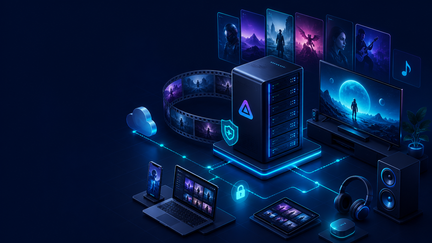 Jellyfin na VPS: instalace vlastního mediálního serveru
