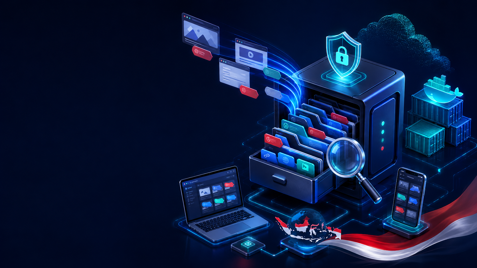 Karakeep di VPS: arsip bookmark sendiri dengan pencarian dan AI