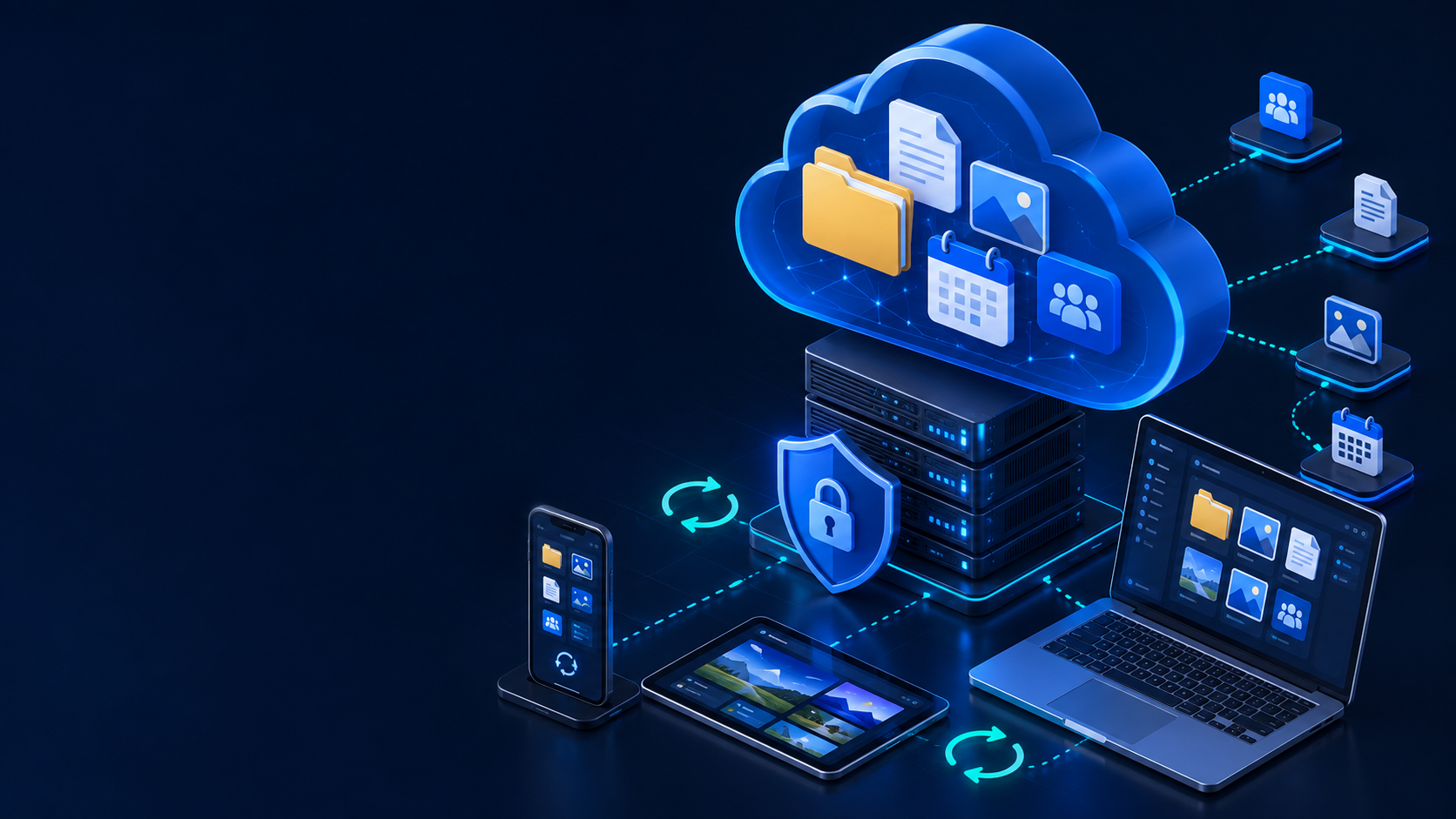 Nextcloud VPS पर: अपनी फ़ाइलों और सहयोग के लिए निजी क्लाउड