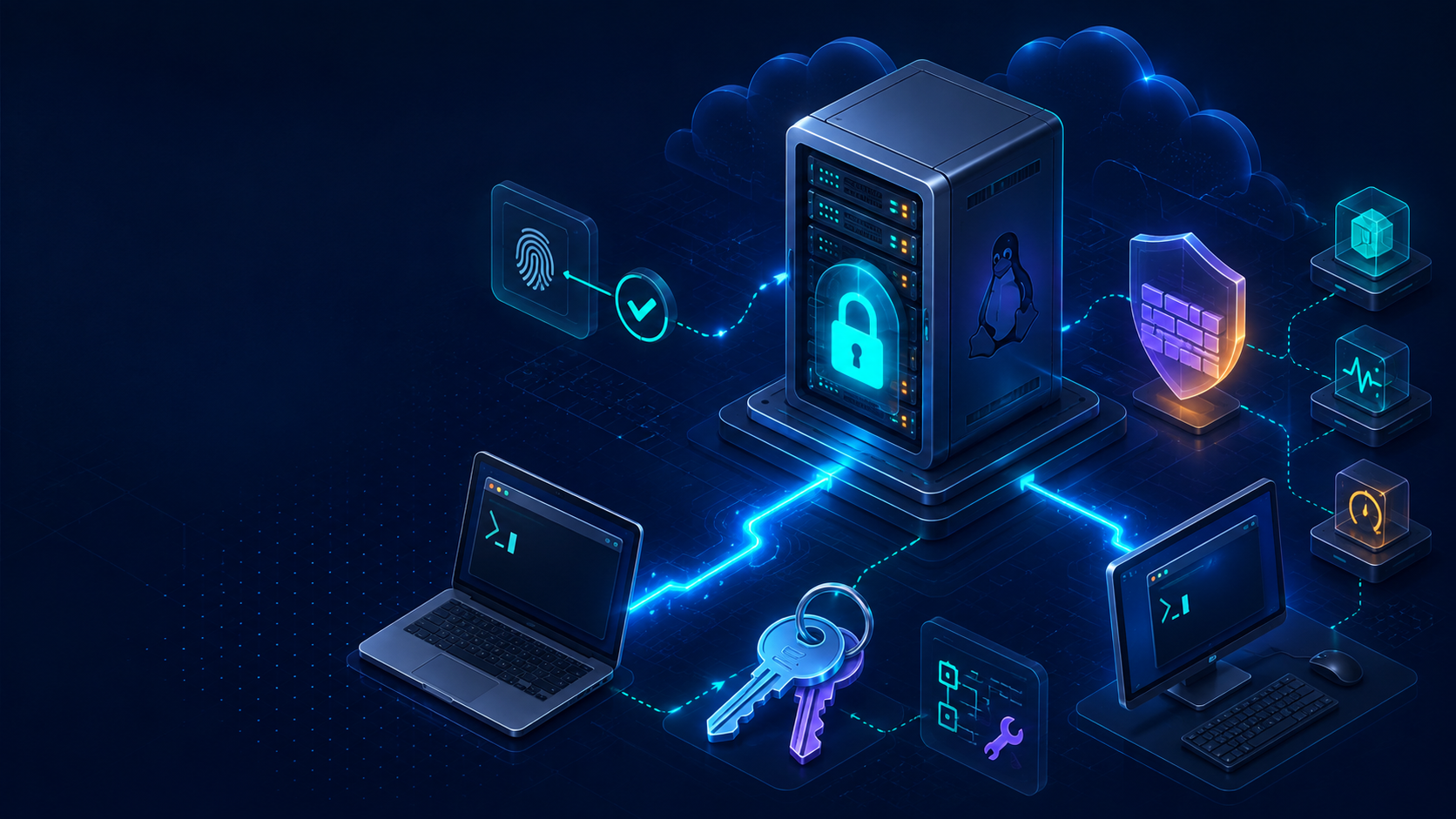 How to connect to a Linux server over SSH: commands for Linux, macOS, and Windows
