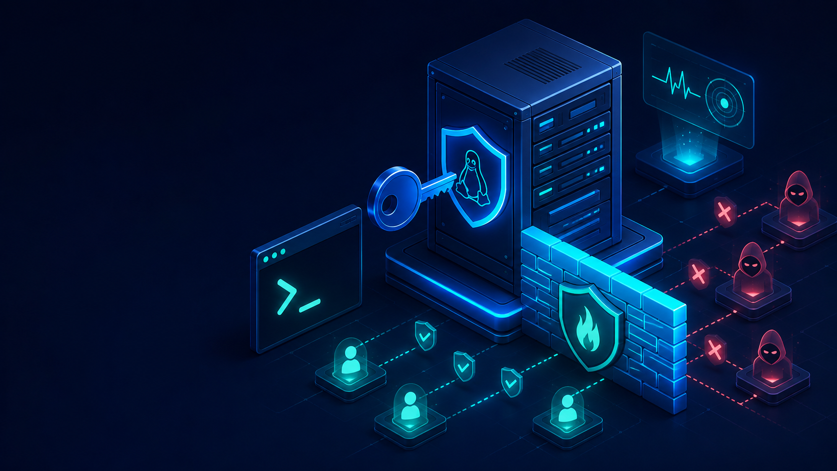 VPS سیکیورٹی ابتدا سے: SSH Keys، Firewall اور Fail2ban